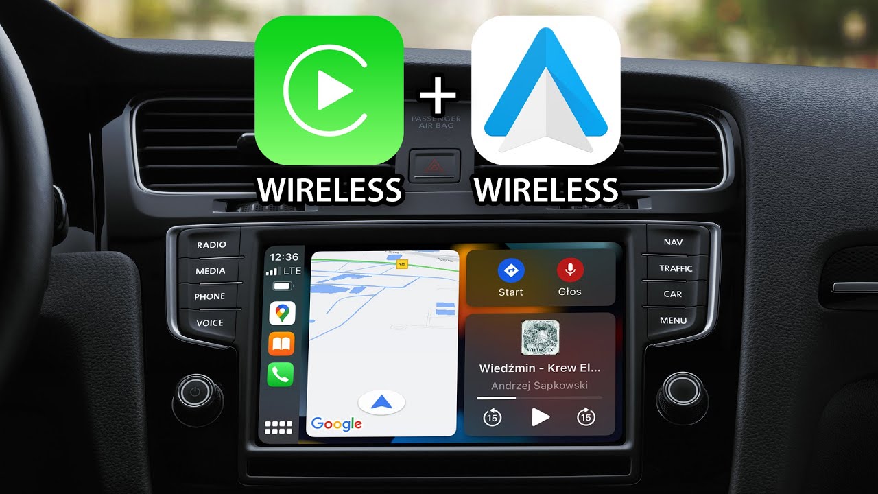 Adaptateur sans Fil Android Auto, A2A Wireless Android Auto Dongle,  Compatible avec Les Voitures équipées d